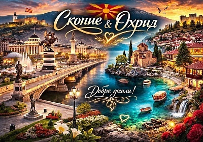 Екскурзия до Скопие и Охрид, С. Македония: Транспорт + 2 нощувки със закуски