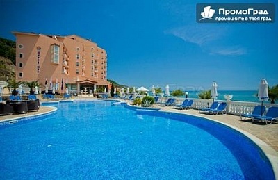 Есен (11.9-30.9) в Роял Бей, Елените. All inclusive за 2-ма с 2 деца до 11.99 г.в студио (изглед море). SPO ST / APP