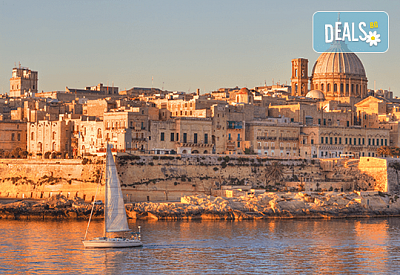 Есенна екскурзия до забележителната Малта! 3 нощувки със закуски в хотел 3*, самолетен билет с летищни такси и включен голям салонен багаж!