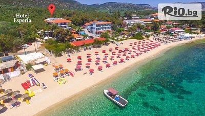 Гергьовден на остров Тасос! 2 нощувки със закуски в Esperia Hotel + автобусен транспорт и посещение на Кавала, от ТА Поход