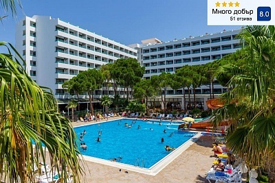 Хотел Grand Efe 4* на първа линия в Йоздере, Турция, All Inclusive