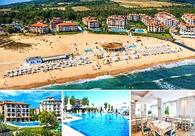 Хотел Оазис дел Маре, Лозенец: Първа линия, All Inclusive и басейн