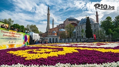 В Истанбул за Фестивала на лалето! 2 нощувки със закуски + транспорт от София и посещение на Одрин, от ABV Travels