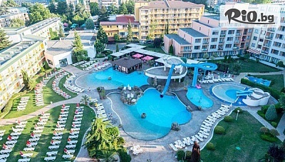 Изгодна почивка на 5 мин. от плажа в Слънчев бряг! All Inclusive нощувка за до четирима + басейн, шезлонг, чадър и анимация + за дете до 12.99г. Безплатно, от Хотел Тракия Плаза 4*