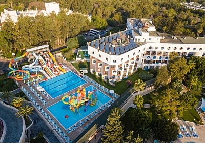 Късно лято в хотел AMARA FAMILY RESORT 5*, Сиде, Турция! Автобусен транспорт + 7 нощувки на човек на база Ultra All inclusive + басейни и водни пързалки! Дете до 11.99 безплатно