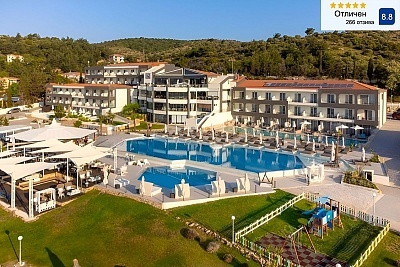 Късно лято на о. Тасос: Разкошен престой в Blue Dream Palace 5* на първа линия