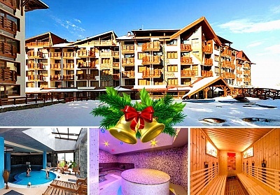 Коледа в Банско: Апартамент със закуска или вечеря в Белведере