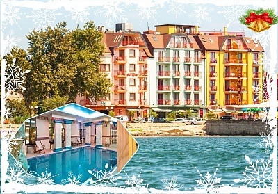 Коледа в Поморие с празнична вечеря, басейн и СПА в хотел Сейнт Джордж