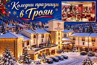 Коледни празници и парти в хотел Троян Плаза със закуски и вечери