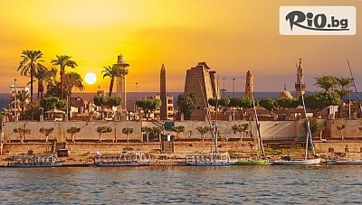 Круиз по Нил - "По стъпките на фараоните" през Май и Септември! 4 нощувки на база пълен пансион на круизен кораб + нощувки в Хургада и Кайро + самолетни билети, от Онекс Тур