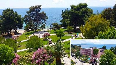 LAST MINUTE! Mоре в Гърция на 30м от плажа от 31 май до 8 юни. Три All Inclusive нощувки + басейн, шезлонг и чадър в Golden Beach Metamorfosi 3*, Халкидики