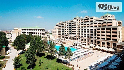 Last Minute почивка на брега на морето в Несебър през Юни! All Inclusive нощувка + Аквапарк, шезлонг и чадър на плажа, от Sol Nessebar Palace 5*
