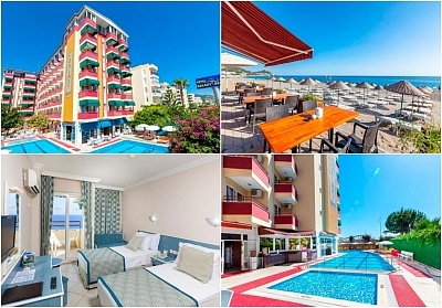  Last Minute почивка на 28.06 в GALAXY BEACH HOTEL 4*, Алания, Турция. Чартърен полет от София + 7 нощувки на човек на база All Inclusive 