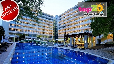 Last Minute СУПЕР оферта през Септември! Нощувка с All Inclusive + Голям Басейн, Детски Басейн + Анимация, Чадър и Шезлонг на Плажа в Гранд Хотел Нирвана 4*, Слънчев бряг, от 66.50 лв./човек. До 2 деца се настаняват БЕЗПЛАТНО!