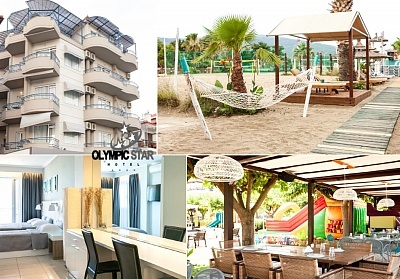  На 1-ва линия през Май в Olympic Star Beach Hotel 4*! 3+ нощувки със закуски и вечери на човек в Неи Пори, Олимпийска Ривиера, Гърция 