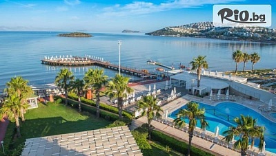 Луксозна почивка в Бодрум! 7 Ultra All Inclusive нощувки в Azure By Yelken Hotel 5* + вътрешни и външни басейни, собствен плаж, водни пързалки, от Далла Турс