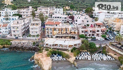 Луксозна почивка на първа линия в 4* хотел Porto Greco Village Beach на о-в Крит