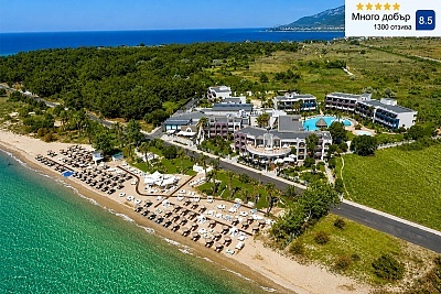 Луксозна почивка на първа линия в Ilio Mare Beach Hotel на о. Тасос, Гърция