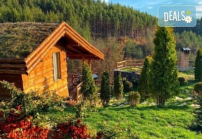 Лятна почивка в Еко къща Дървена, с. Лещен с хидромасажна вана и барбекю