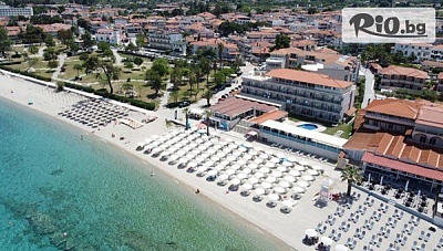 Лятна почивка в Ханиоти на метри от плажа със закуски и вечери в Hanioti Grandotel Hotel