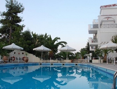 Лятна почивка в Хотел Olympion Melathron! Нощувка със закуска и вечеря на човек + ползване на открит басейн!
