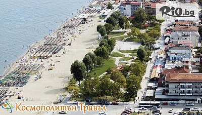 Лятна почивка на Олимпийската Ривиера! 5 нощувки със закуски и вечери в Platon Beach Hotel, Пиерия + басейн, от Космополитън Травъл