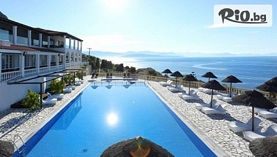 Лятна почивка на остров Корфу в Pantokrator Hotel със закуски и вечери