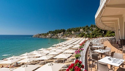 Лятна почивка на първа линия в Кавала! 5 или 7 нощувки на база Ultra All Inclusive в Tosca Beach 4*, Безплатно за дете до 12 г. + чадъри и шезлонги на плажа, от Солвекс