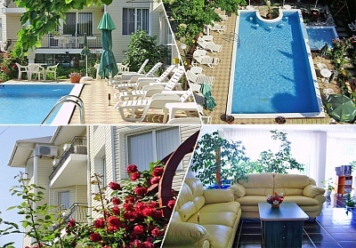  Лято до Албена! Нощувка на човек със закуска и вечеря + басейн в хотелски комплекс Рай***, с. Оброчище 