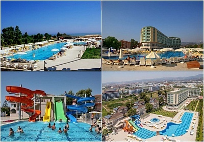  Лято 2023 в хотел HEDEF BEACH RESORT &amp; SPA 5* Алания, Турция! Автобусен транспорт + 7 нощувки на човек на база Ultra All Inclusive + басейн и водни пързалки. Дете до 11.99 г. БЕЗПЛАТНО! 