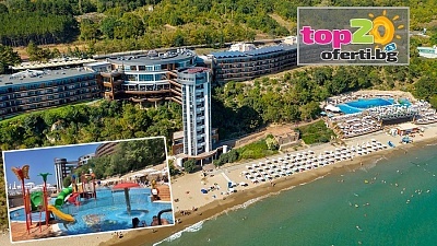 5* Лято на Първа Линия! Нощувка с Ultra All Inclusive + Външен басейн с Детска секция и Пързалка + Анимация в хотел Парадайз Бийч Резиденс 5*, Свети Влас от 99.90 лв./човек. Безплатно за дете до 12 год.!