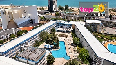 Лято на 100 м. от Плажа! Нощувка с All inclusive + Плувен Басейн + Детски басейн, Чадър и Шезлонг в РЕНОВИРАНИЯ хотел Азуро, к.к. Слънчев бряг, от 52.50 лв./човек!