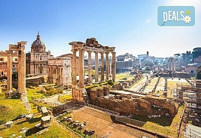Майски праници в Италия, разгледайте Рим: 3 нощувки със закуски, самолетен билет, летищни такси и трансфери, панорамна обиколка на Рим!