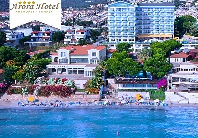 На 30 метра от плажа в Кушадасъ: 7 нощувки All inclusive в хотел Arora