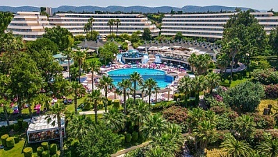 На море в Кушадасъ! 7 нощувки на база Ultra All Inclusive в The Grand Blue Sky International 4* + Безплатно за дете до 11.99 г., от Глобус Холидейс