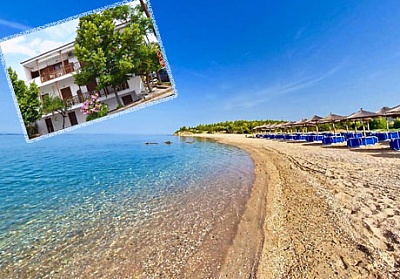  На море в Метаморфози, Халкидики на 100 м. от плажа! Нощувка на супер цена в апартаменти за гости Eco Corner, Гърция - Деца до 12г. или трети възрастен - БЕЗПЛАТНО 