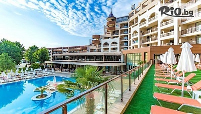 На море на първа линия в Слънчев бряг! Ultra All Inclusive нощувка + басейни и джакузи + БЕЗПЛАТНО настаняване на дете до 11.99г, от Хотел Империал Резорт 4*