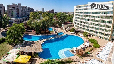 На море на 150 м. от плажа в Слънчев до 25 Август! Нощувка на база Аll Inclusive + басейн, чадъри и шезлонги на плажа и бар на плажа, от Гранд Хотел Нирвана 4*