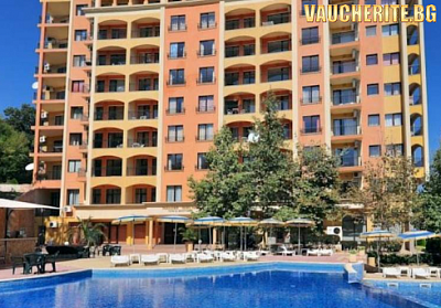 На море в Златни пясъци! All inclusive + ползване на басейн, чадър и шезлонг при басейна от хотел Парадайз Грийн Парк 