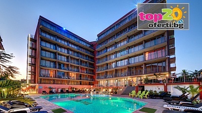 Незабравимо лято в Слънчев бряг! Нощувка с All inclusive, закуска и вечеря или закуска + Открит басейн с детска секция и Чадър и Шезлон + Паркинг в хотел Тиа Мария, Слънчев Бряг, от 39 лв./човек