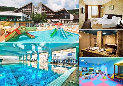 Нощувка на база All inclusive light или със закуска, обяд и вечеря на човек + МИНЕРАЛЕН басейн и релакс център в хотел Селект 4*, Велинград