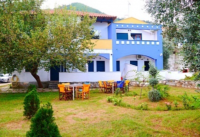Нощувка на база Само стая в Blue Sky Villas 3*, Skala Potamias,