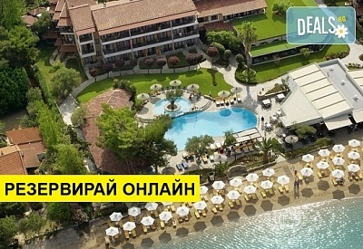 Нощувка на база Закуска и вечеря в Anthemus Sea Beach Hotel & Spa 5*, Никити, Халкидики