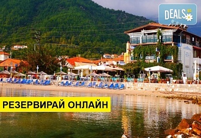 Нощувка на база Закуска, Закуска и вечеря в Blue Sea Beach Hotel 2*, Скала Потами (Тасос), о. Тасос