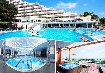 Нощувка на човек на база All inclusive + басейн и релакс зона в хотел Плиска***, Златни пясъци. Дете до 12г. - БЕЗПЛАТНО!