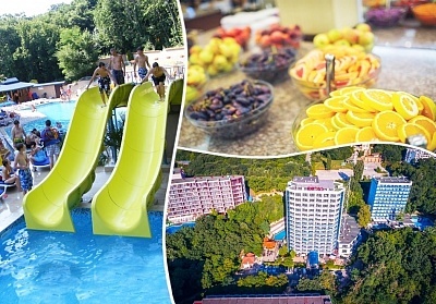 Нощувка на човек на база All Inclusive + басейн и анимация в хотел Роял****, Златни пясъци
