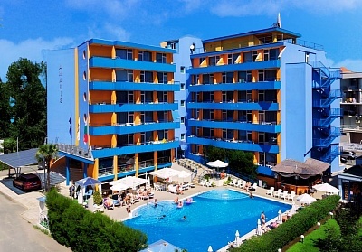 Нощувка на човек на база All Inclusive + басейн и паркинг в хотел Амарис, Слънчев бряг. Дете до 11.99г - безплатно!