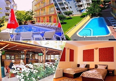 Нощувка на човек на база All Inclusive + басейн в хотел Риор, Слънчев бряг. Дете до 12.99г. – безплатно!