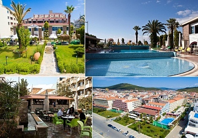 7 нощувка на човек на база All Inclusive в хотел Buyuk Berk, Айвалък, Турция. Възможност за транспорт.