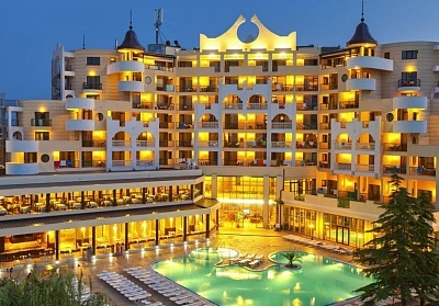  Нощувка на човек на база Ultra All Inclusive + басейн и анимация от хотел Империал Ризорт****, Слънчев бряг 